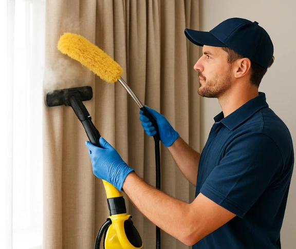 Trusted blind cleaning technician Matty Curtain Cleaning eastwood-nsw QLD