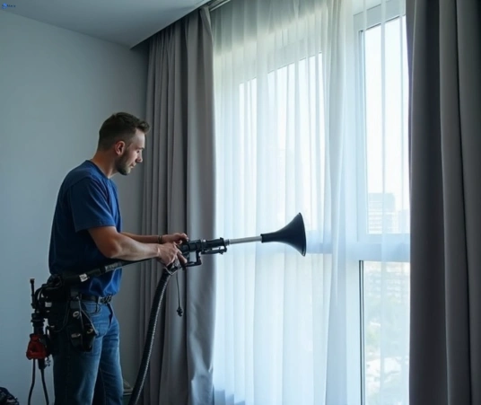 Professional curtain stain removal process equipment Matty Curtain Cleaning eastwood-nsw