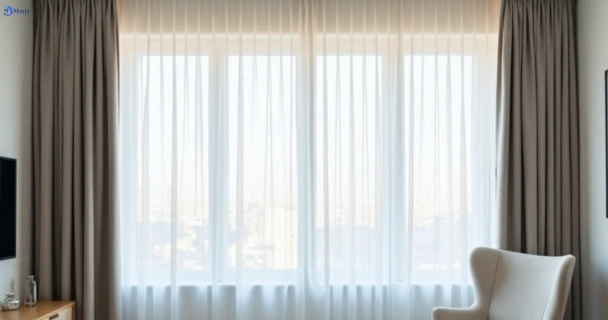 Freshly steam cleaned curtains in eastwood-nsw QLD